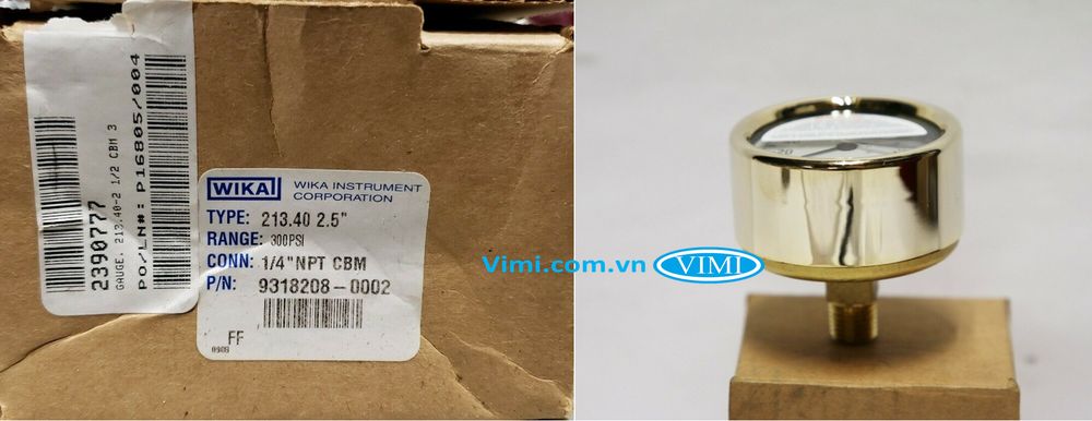 Đồng hồ áp suất Wika 213.40 - 11