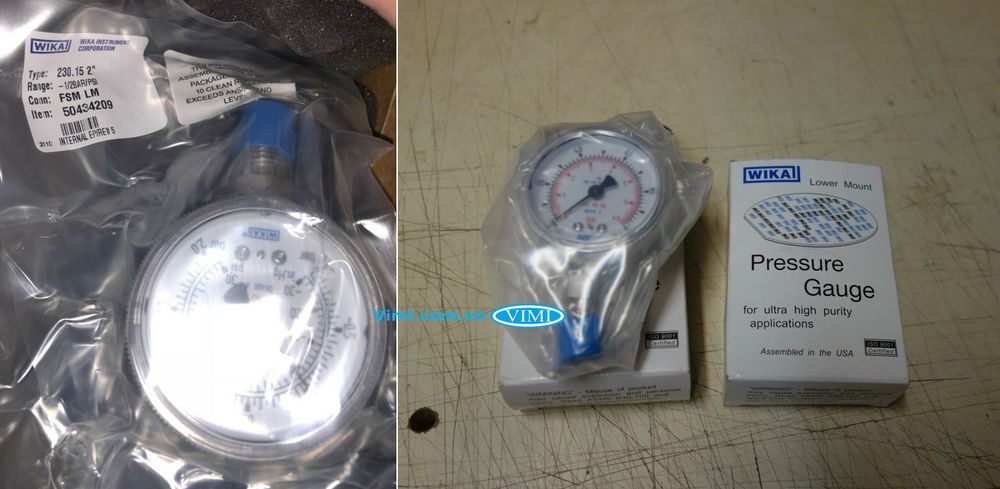 Đồng hồ áp suất đồng Wika 230.15 - 6
