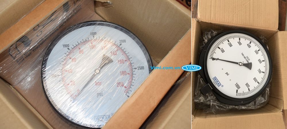 Đồng hồ áp suất đồng Wika 231.11 - 4