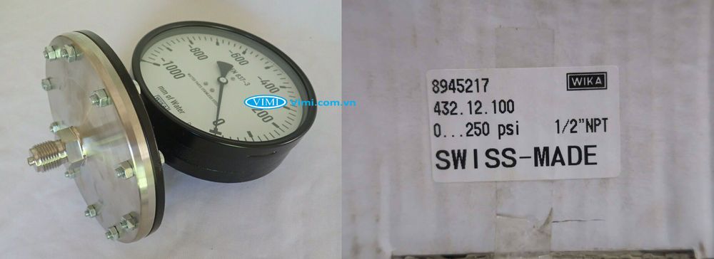 Đồng hồ áp suất Wika 423.12 - 9