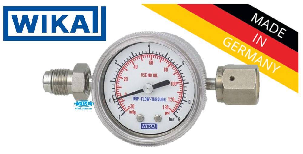 Đồng hồ áp suất đồng Wika 432.25 - 1