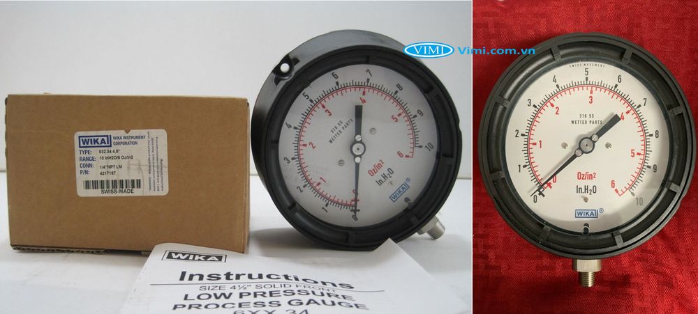 Đồng hồ áp suất Wika 633.34 - 5