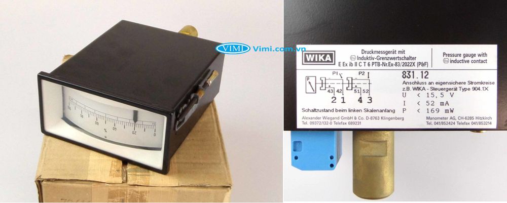 Đồng hồ áp suất Wika 634.11 - 5