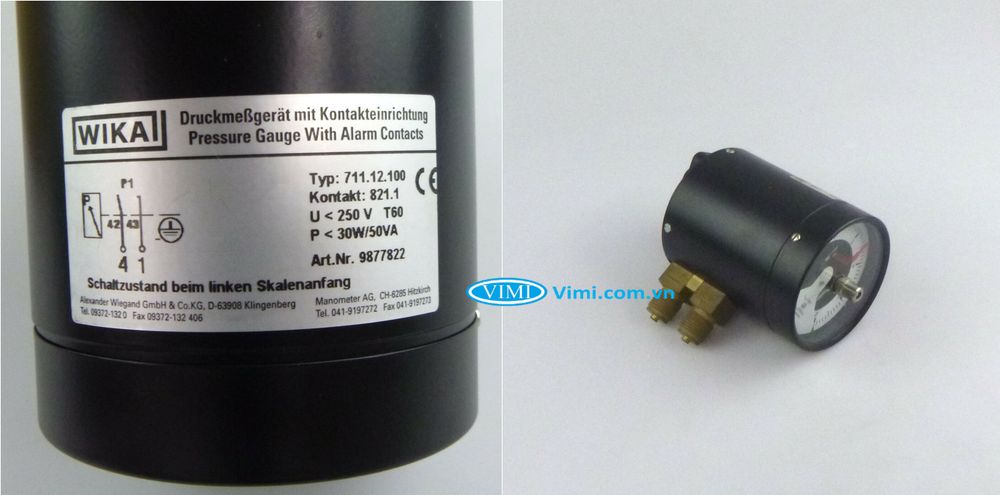 Đồng hồ áp suất Wika 711.12 Đồng hồ áp suất Wika 711.12 - 4