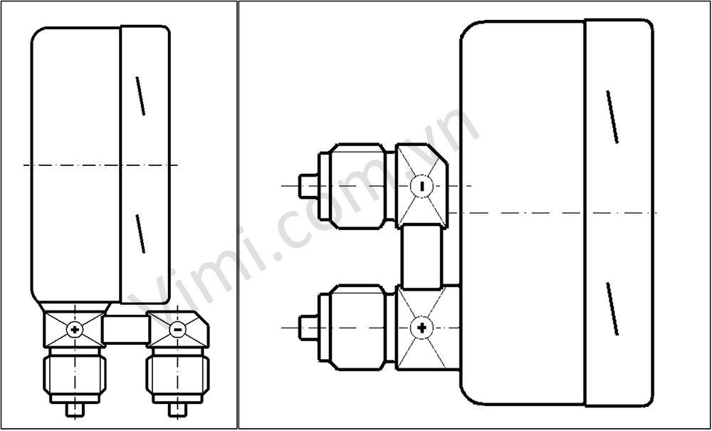 Wika 716.11 / 736.11 Đồng hồ áp suất Wika 716.11 / 736.11 - 2