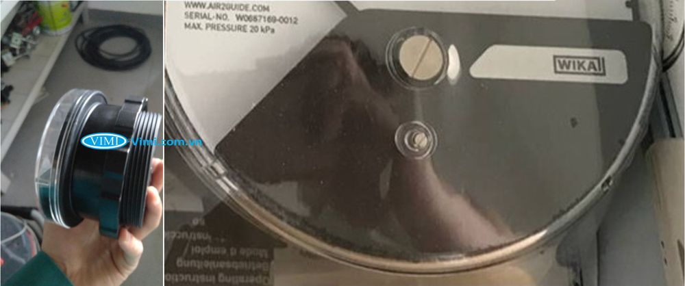 Đồng hồ áp suất đồng Wika A2G-10 - 8