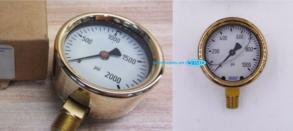 Đồng hồ áp suất đồng Wika 213.40 - 10