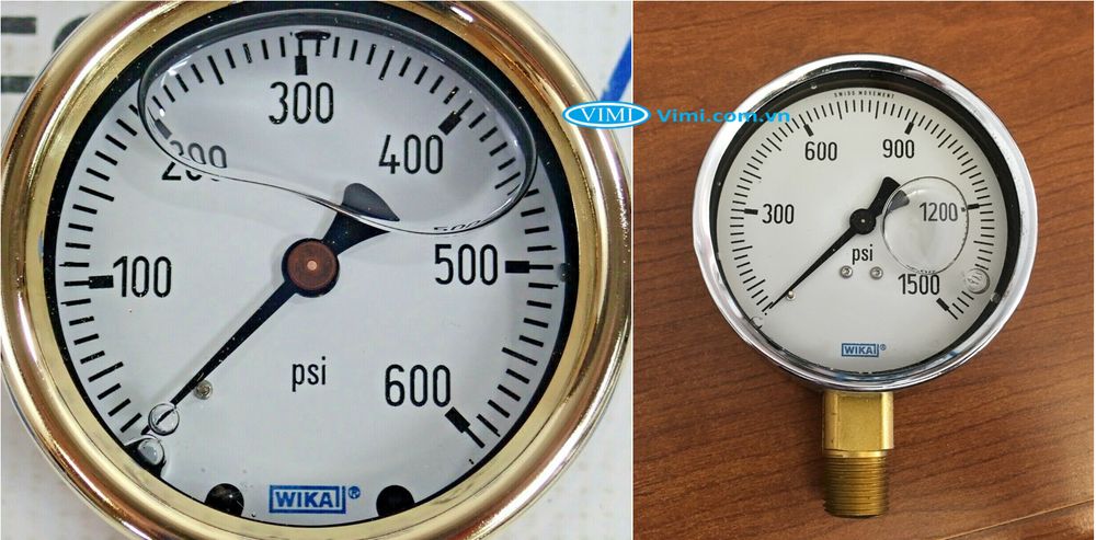 Đồng hồ áp suất đồng Wika 213.40 - 15