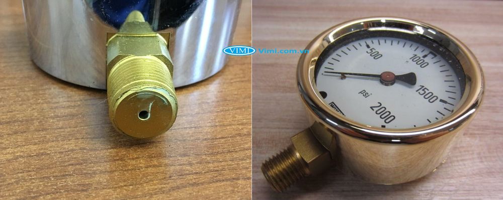 Đồng hồ áp suất đồng Wika 213.40 - 17