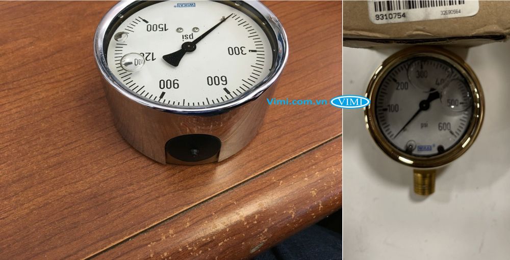 Đồng hồ áp suất đồng Wika 213.40 - 2