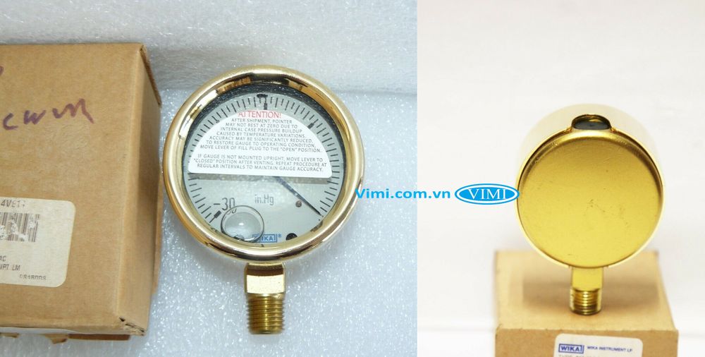 Đồng hồ áp suất đồng Wika 213.40 - 9