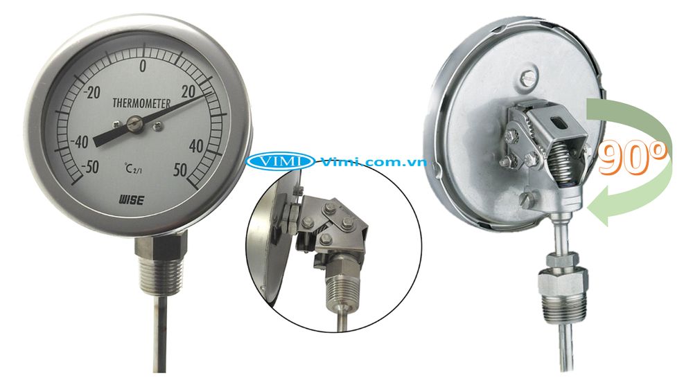 Đồng hồ nhiệt độ Wise T140 Đồng hồ nhiệt độ Wise T140 - 2