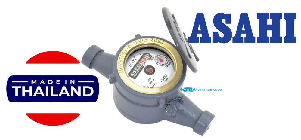 Đồng hồ nước Asahi GMK 15 - 1