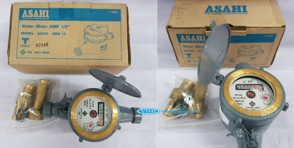 Đồng hồ nước Asahi GMK 15 - 6