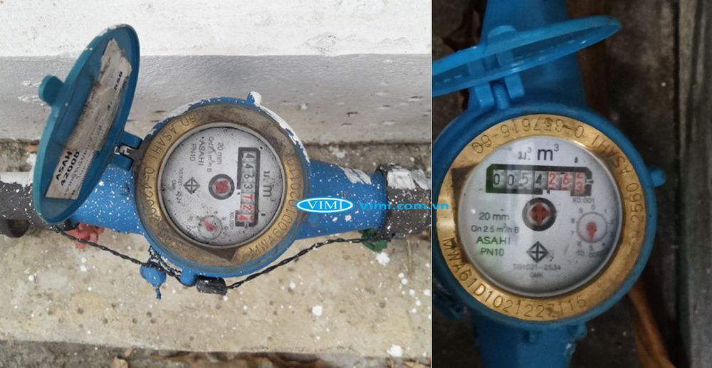 Đồng hồ nước Asahi GMK 20 - 3