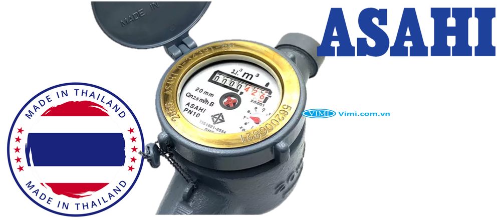 Đồng hồ nước Asahi GMK 20 - 1