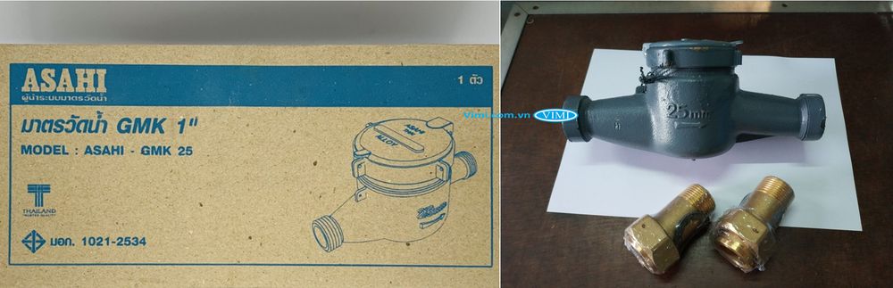 Đồng hồ nước Asahi GMK 25 - 3