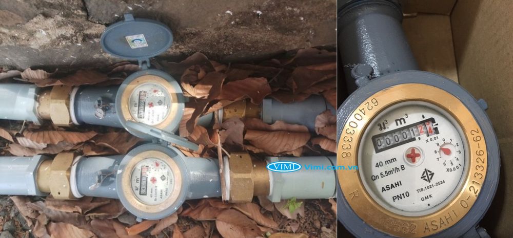 Đồng hồ nước Asahi GMK 40 - 10