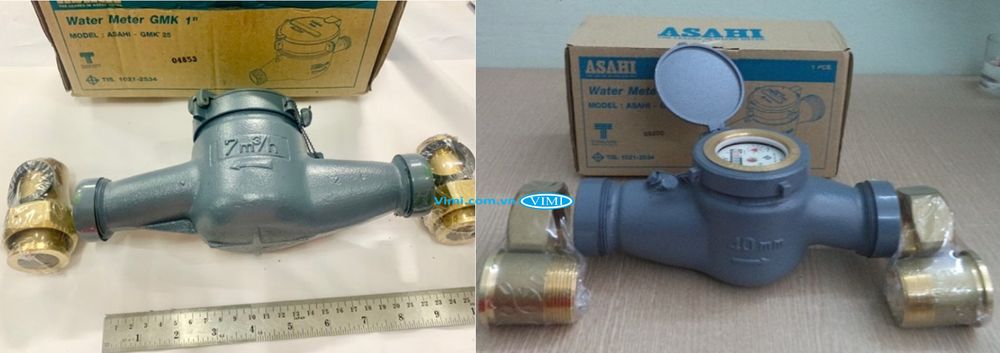 Đồng hồ nước Asahi GMK 40 - 6