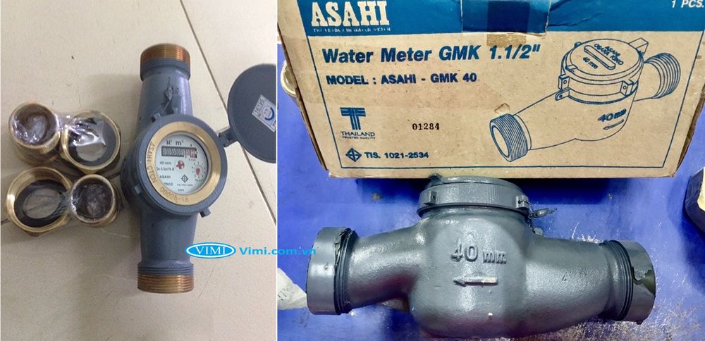 Đồng hồ nước Asahi GMK 40 - 3