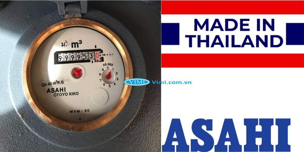 Đồng hồ nước Asahi WVM 80 - 1