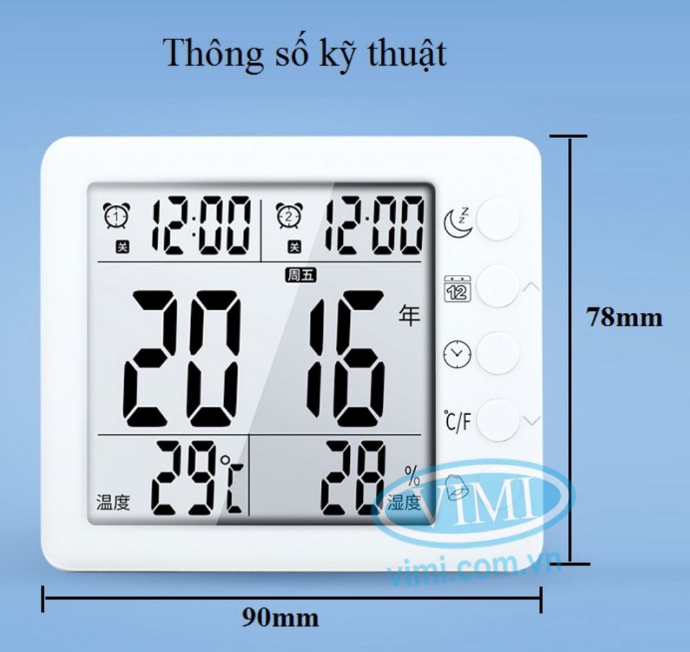 Đồng hồ đo nhiệt độ là gì Thông số kỹ thuật đồng hồ đo nhiệt độ _vimi