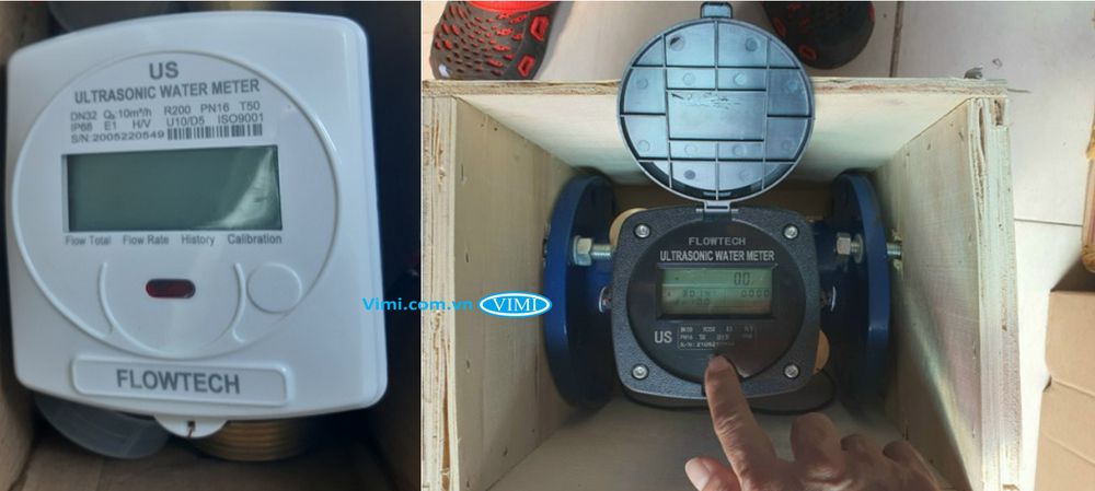 Đồng hồ nước Flowtech dạng siêu âm - 2