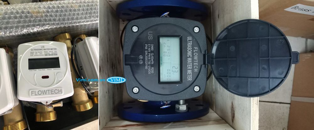 Đồng hồ nước Flowtech dạng siêu âm - 4