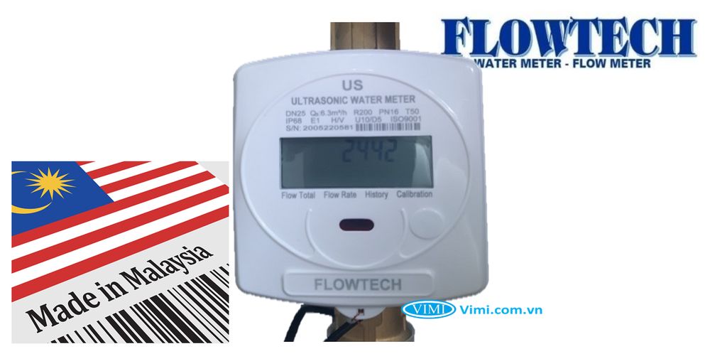 Đồng hồ nước Flowtech dạng siêu âm - 2