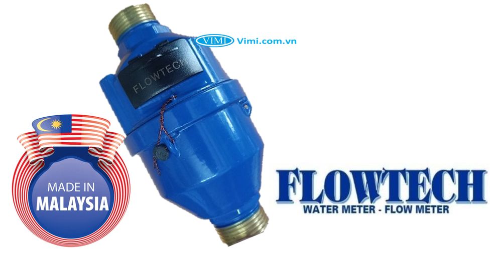 Đồng hồ nước Flowtech lắp đứng - 1