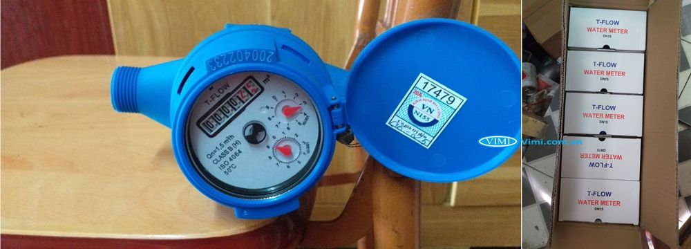 Đồng hồ nước T-Flow DN15 - 4