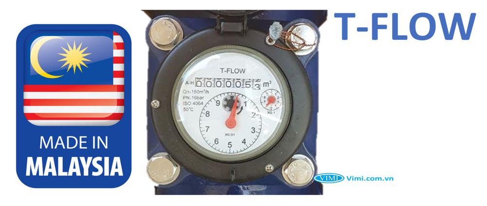 Đồng hồ nước T-Flow DN150 - 1
