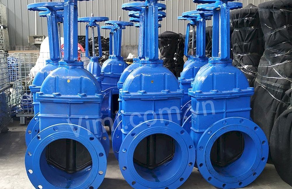 Van cổng DN100 van cổng dn100 thân gang