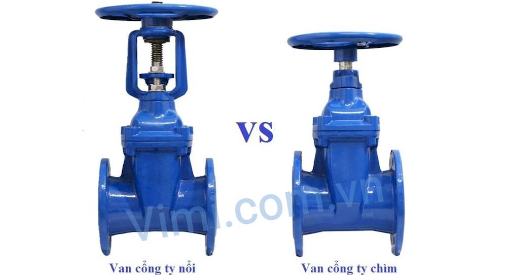 Van cổng DN50 van cổng dn50 ty chìm ty nổi