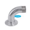 Cút inox vi sinh 1 đầu clamp 1 đầu ren