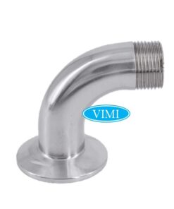 Cút inox vi sinh 1 đầu clamp 1 đầu ren