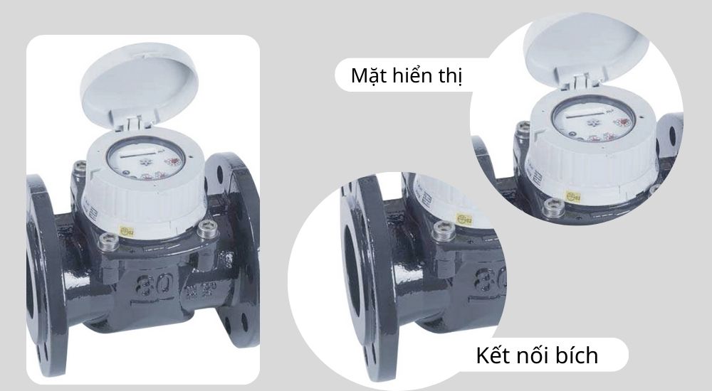 Asahi DN200 WP-MFD 3 Asahi DN200 WP-MFD mang kiểu kết nối mặt bích tiện lợi