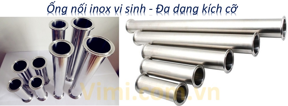 Ống nối inox 2 đầu clamp - Đa dạng kích cỡ 