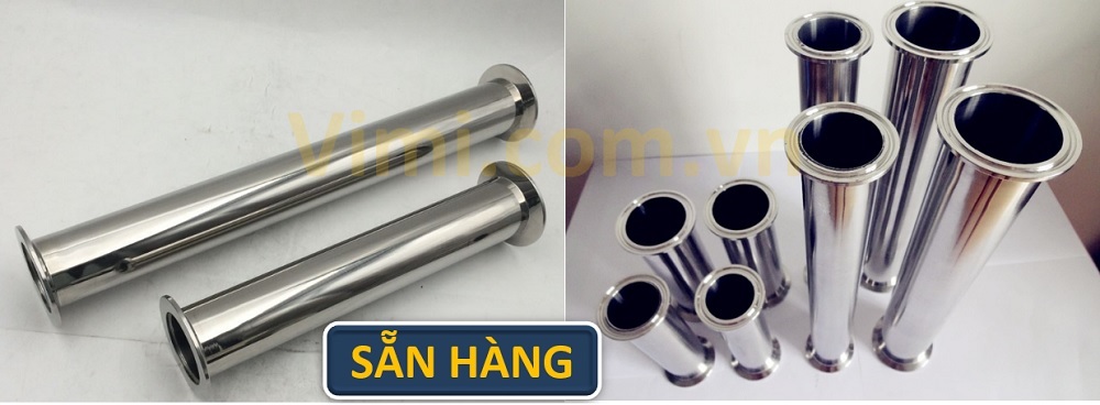 kho ống nối inox vi sinh 2 đầu clamp