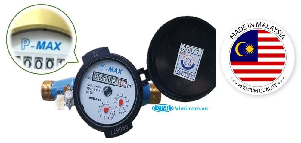Đồng hồ nước Pmax cấp B - 1