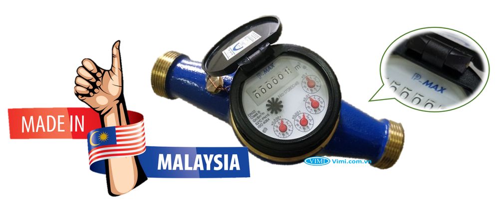Đồng hồ nước Pmax cấp B nối ren - 1