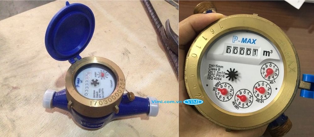 Đồng hồ nước Pmax DN15 - 3