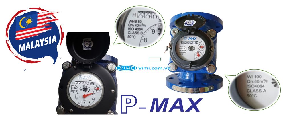 Pmax mặt bích Đồng hồ nước Pmax mặt bích - 1