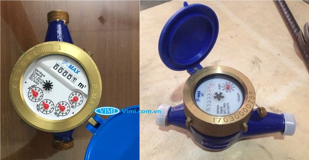 Đồng hồ nước Pmax nối ren - 5