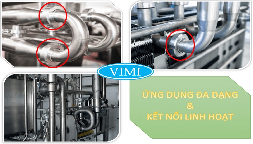 Rắc co hàn vi sinh 304 Ứng dụng thực tế rắc co hàn inox vi sinh 304