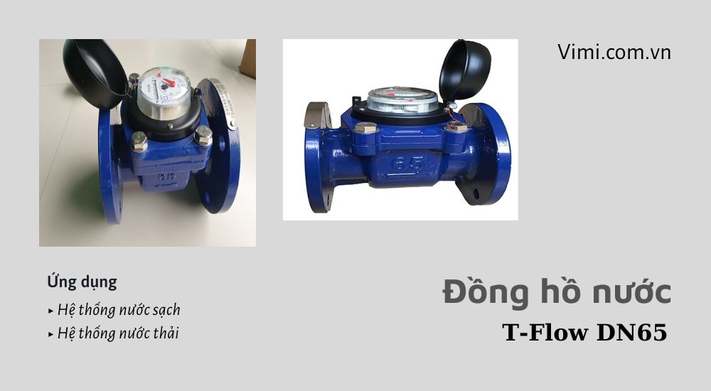 3 T-Flow DN65 ứng dụng đa dạng