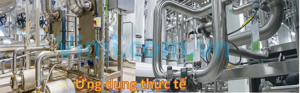 Ứng dụng tê giảm vi sinh inox 316 đầu hàn