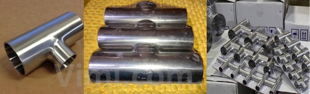 Tê giảm vi sinh inox 316 đầu hàn