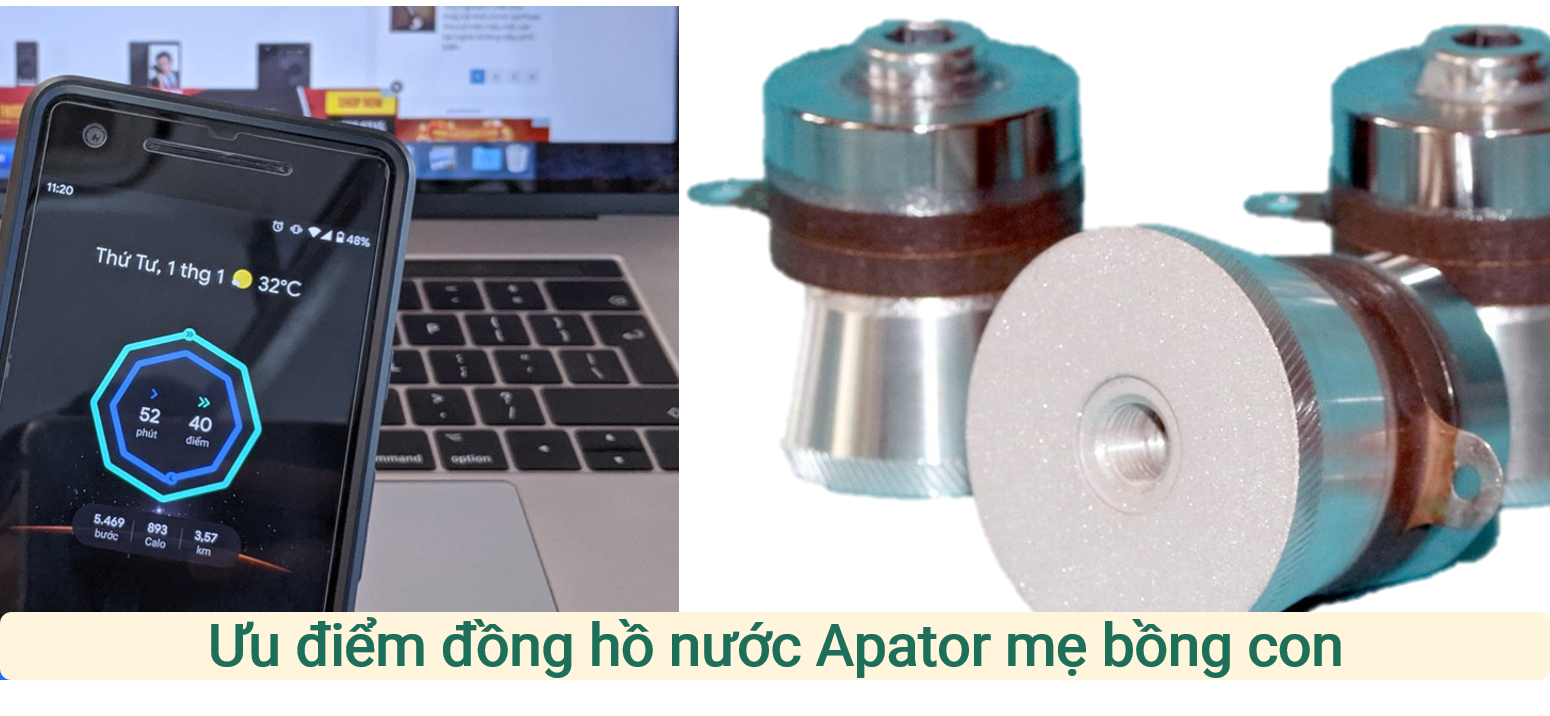 Ưu điểm đồng hồ nước Apator Powogaz mẹ bồng con 2