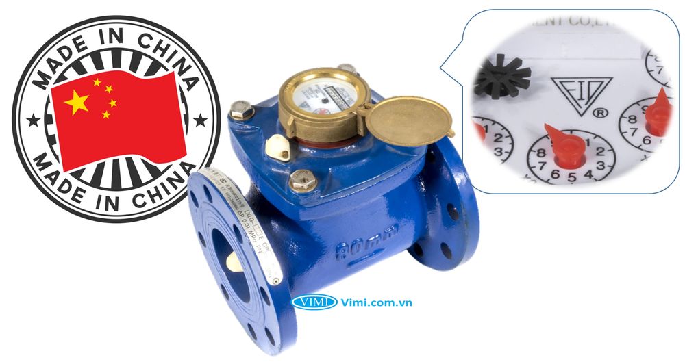 Đồng hồ nước Fuda LXL mặt bích - 1